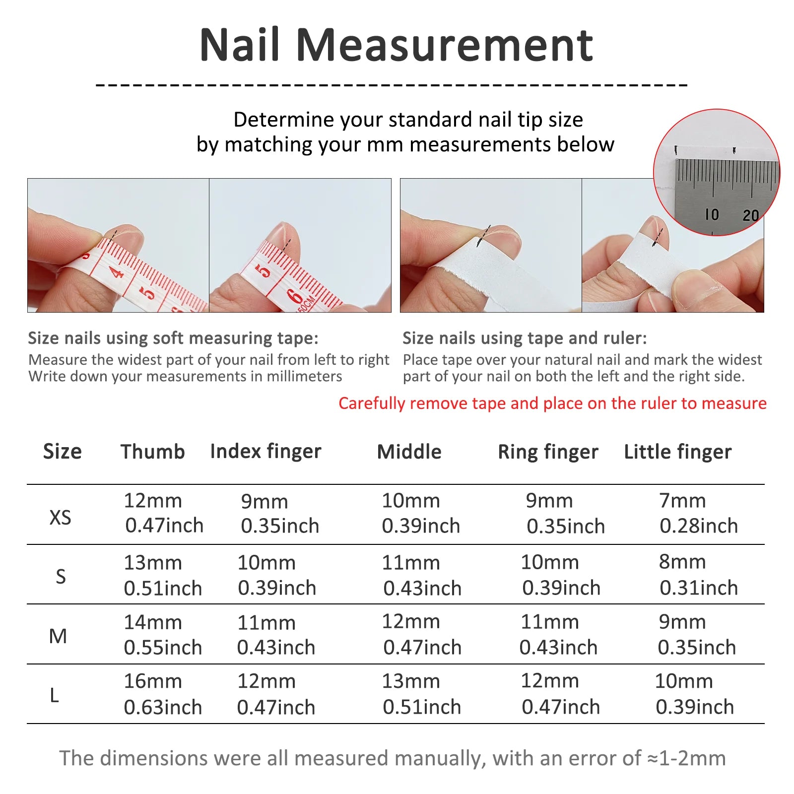 NAIL EMMA - 10 Pièces