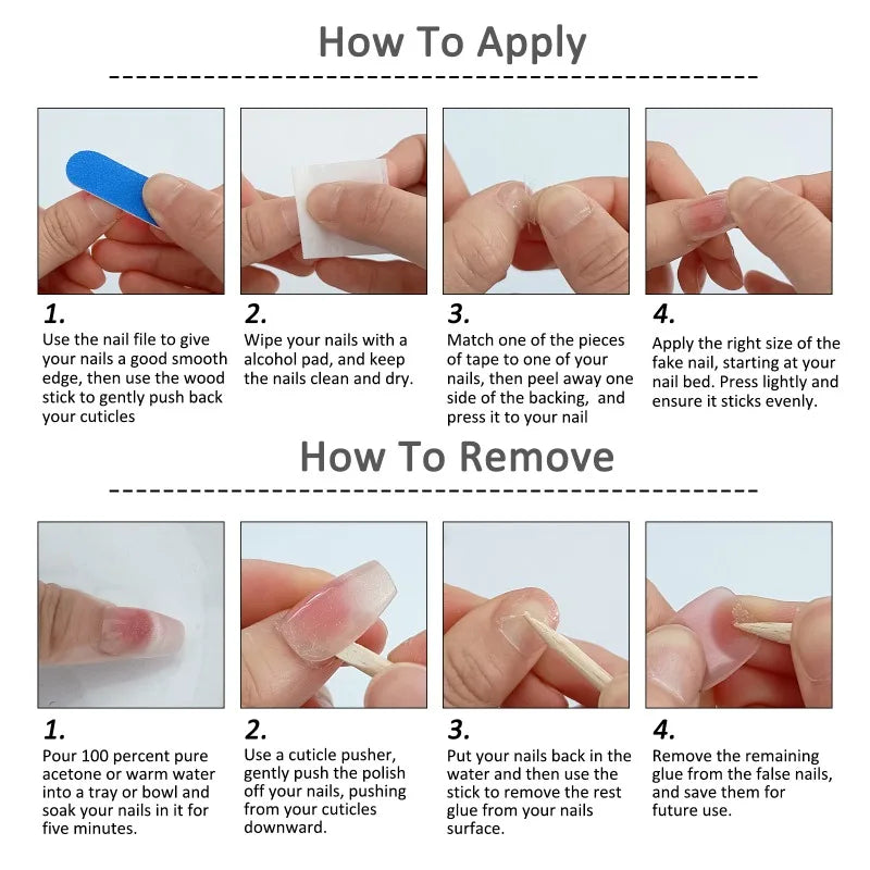 NAIL POSEIDON - 10 Pièces