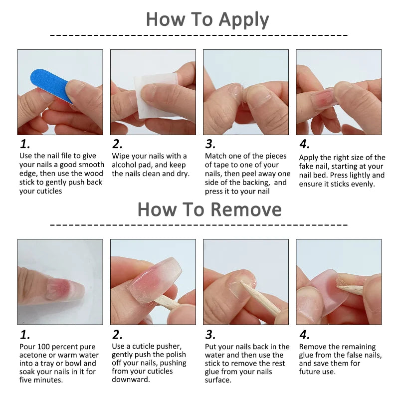 NAIL EMMA - 10 Pièces